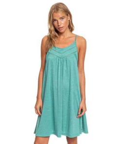 Acheter ⌛ Mode- Lifestyle Femme Roxy Robe Vert D'eau Femme Roxy Rare Feeling VERT ???? -ADIDAS Store 00a48d94ae434a59b4ddf0fa6e2917ab