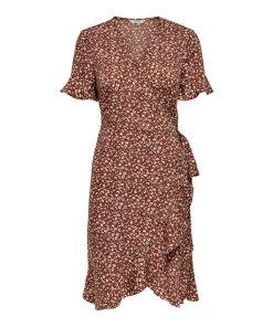 Meilleur prix ✔️ Mode- Lifestyle Femme Only Robe Femme Only Olivia Wrap ROUGE ???? -ADIDAS Store 07e5d04edccd49679008163fc8c8588b