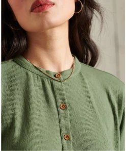 Promo ✨ Mode- Lifestyle Femme Superdry Robe En Jersey Femme Superdry VERT ✔️ -ADIDAS Store 0a7df3dff9ac4e3d98b1167404fa1235