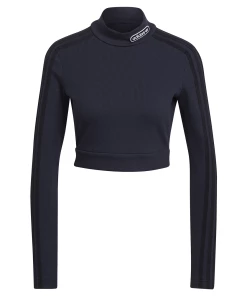 Coupon ???? Mode- Lifestyle Femme Adidas Maillot Femme Adidas Originals Cropped Long Sleeve BLEU ???? -ADIDAS Store 0d4b8f0871e6483ab2bbdd4e37ee8c72