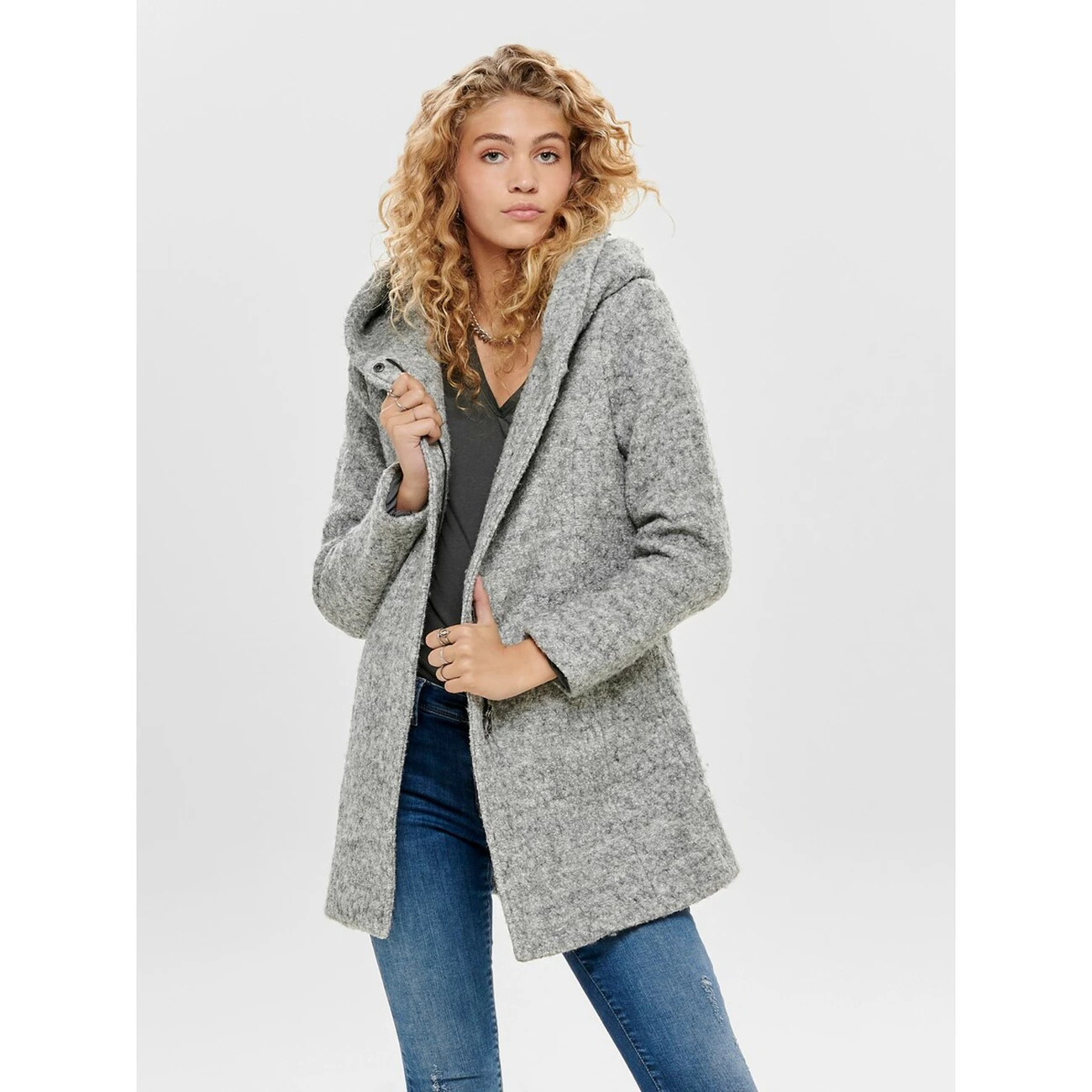 Bon marché ???? Mode- Lifestyle Femme Only Manteau Femme Only Sedona Boucle GRIS ???? 8 Bon marché ???? Mode- Lifestyle Femme Only Manteau Femme Only Sedona Boucle GRIS ???? – Image 6