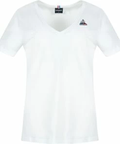 Nouveau ???? TEE ???? SHIRT MC Multisport Femme LE COQ SPORTIF ESS SS Col V N°1 ????