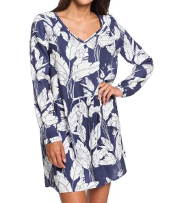 Top 10 ???? Mode- Lifestyle Femme Roxy Robe Bleu À Fleurs Femme Roxy Indigo Night BLEU ⭐ -ADIDAS Store 1a470bfc6f0e43ac90071327f0659bff
