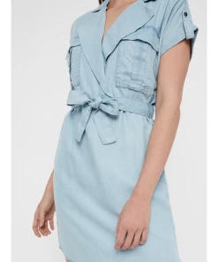 Remise ???? Mode- Lifestyle Femme Noisy May Robe Femme Noisy May Nmvera Tencel BLEU ???? -ADIDAS Store 1d707a1192854b069f879dbe57b27ec0