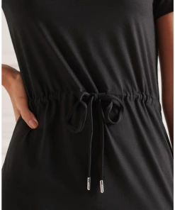 De gros ✨ Mode- Lifestyle Femme Superdry Robe Noir Femme Superdry Drawstring NOIR ✔️ -ADIDAS Store 22413fd10ad544bd8ba77fc84fafb767