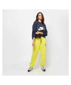 Nouveau ???? Mode- Lifestyle Femme Nike Nike W Nsw Nsp Pant Flc Ft Bf JAUNE ???? -ADIDAS Store 22bf129dd8b94981a03e869172b6451d