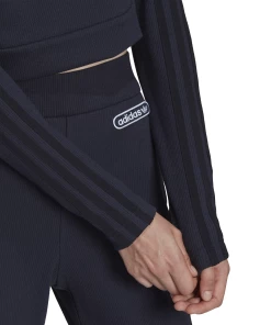 Coupon ???? Mode- Lifestyle Femme Adidas Maillot Femme Adidas Originals Cropped Long Sleeve BLEU ???? -ADIDAS Store 30a20cb9a39145aea9fb7cb5c33fd08b 1