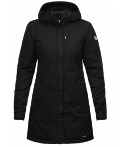 Meilleur prix ???? Mode- Lifestyle Femme Fjallraven Fjällräven - Kiruna Femmes Parka (noir) NOIR ????