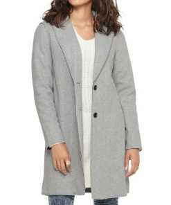 Tout neuf ✨ Mode- Lifestyle Femme Only Manteau Gris Femme Only Carrie GRIS ???? -ADIDAS Store 3344c7570dc047a99d176742053cc3b1