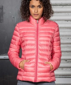 Coupon ???? Loisirs Femme Just Over The Top Jott Doudoune Light Cintrée Cha - Just Over The Top - Femme ROSE ✔️