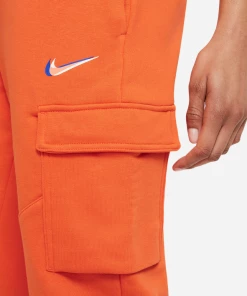 Vente flash ???? Mode- Lifestyle Femme Nike Pantalon Femme Nike Sportswear Cargo Large ORANGE ???? -ADIDAS Store 4220dfcd76904f5b8f8fd0522afc6dda