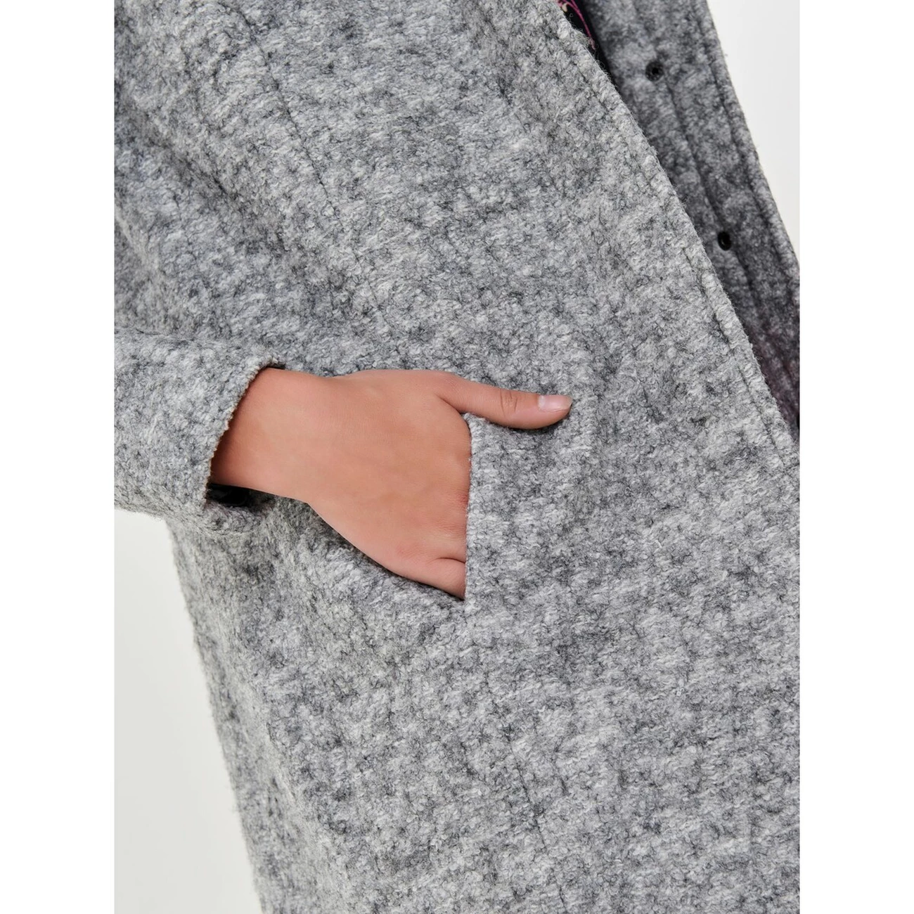 Bon marché ???? Mode- Lifestyle Femme Only Manteau Femme Only Sedona Boucle GRIS ???? 7 Bon marché ???? Mode- Lifestyle Femme Only Manteau Femme Only Sedona Boucle GRIS ???? – Image 5