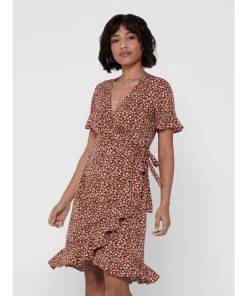 Meilleur prix ✔️ Mode- Lifestyle Femme Only Robe Femme Only Olivia Wrap ROUGE ???? -ADIDAS Store 5294c3a625cf491498fb13ea5f474e80