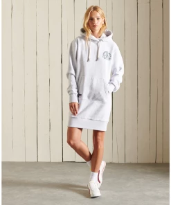 Top 10 ???? Mode- Lifestyle Femme Superdry Superdry T&f Hood Robe Femme GRIS ???? -ADIDAS Store 5caf49ec3faa4d6cad8721298443f1d0