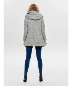 Bon marché ???? Mode- Lifestyle Femme Only Manteau Femme Only Sedona Boucle GRIS ????