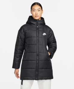 Bon marché ???? Mode- Lifestyle Femme Nike Parka Femme Nike Rpl Classic Hd NOIR ????