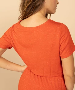 Promo ???? Mode- Lifestyle Femme Deeluxe Robe Rouge Brillante Femme Deeluxe Alina ROUGE ✔️ -ADIDAS Store 7d1c35d7b1ef49fdb1514fc40db8734c