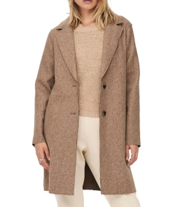 Bon marché ???? Mode- Lifestyle Femme Only Manteau Marron Femme Only Carrie MARRON ???? -ADIDAS Store 83abcfa4a77541d2b66baf0566b634be