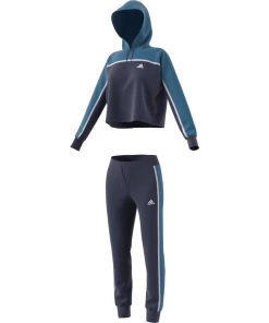 Top 10 ???? Fitness Femme Adidas Survêtement Femme Adidas Sportswear Subtle Block BLEU ⭐