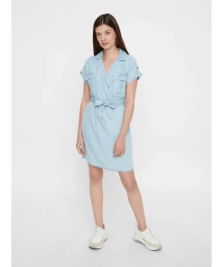 Remise ???? Mode- Lifestyle Femme Noisy May Robe Femme Noisy May Nmvera Tencel BLEU ???? -ADIDAS Store 9c9108ca6ea44ff58fb930ab780fb862