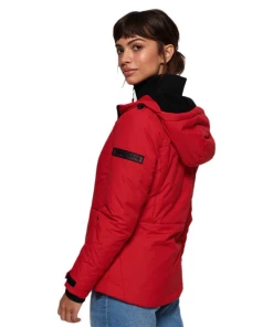Le moins cher ???? Mode- Lifestyle Femme Superdry Blouson Rouge Femme Superdry Aeon ROUGE ???? -ADIDAS Store 9fa63fc28bea46b394c21082b3fe4b5d