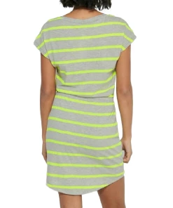 Bon marché ???? Mode- Lifestyle Femme Only Robe Grise À Rayures Femme Only May GRIS ⭐ -ADIDAS Store a1120ef4756e474a99820fa2fd6bf2cd