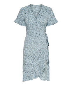 Le moins cher ???? Mode- Lifestyle Femme Only Robe Femme Only Olivia Wrap BLEU ???? -ADIDAS Store b47fbbf33c5c4600a60e2431cf2f6859