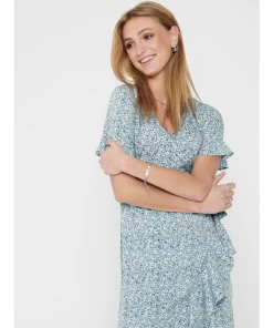 Le moins cher ???? Mode- Lifestyle Femme Only Robe Femme Only Olivia Wrap BLEU ???? -ADIDAS Store bb839e1bec4e43b88548d134548edb81