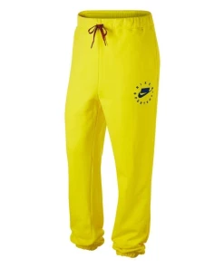 Nouveau ???? Mode- Lifestyle Femme Nike Nike W Nsw Nsp Pant Flc Ft Bf JAUNE ???? -ADIDAS Store bc211a4305784f14b51f7a799976e158