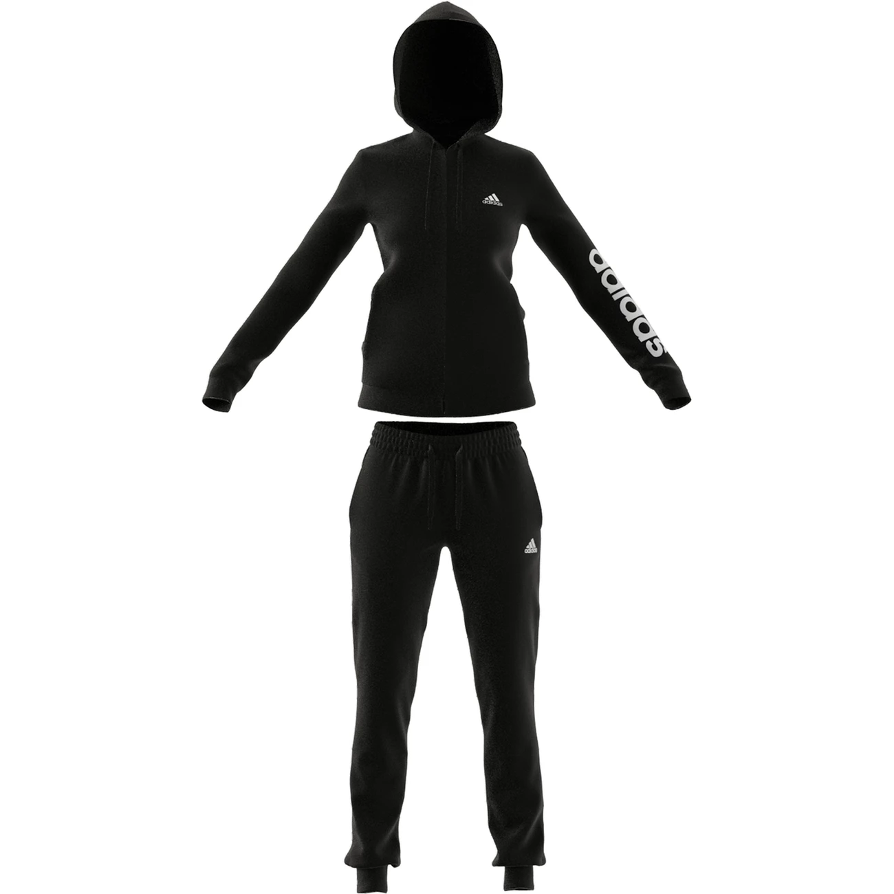 Budget ???? Fitness Femme Adidas Survêtement Femme Adidas Essentials Logo French Terry NOIR ⭐ 7 Budget ???? Fitness Femme Adidas Survêtement Femme Adidas Essentials Logo French Terry NOIR ⭐ – Image 5