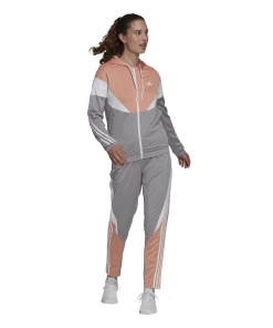 Promo ???? Fitness Femme Adidas Survêtement Femme Adidas Sportswear Colorblock ROSE ???? -ADIDAS Store c834b93eb66c46769c28816eee4bc59e