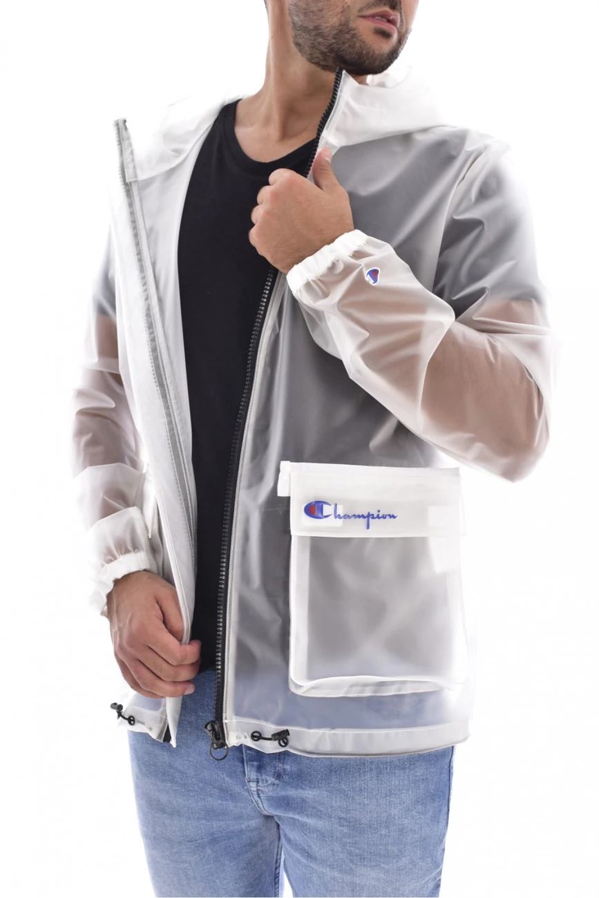 Sortie ???? Loisirs Femme Champion Imperméable Transparent À Logo - Champion - Femme BLANC ⭐ 6 Sortie ???? Loisirs Femme Champion Imperméable Transparent À Logo - Champion - Femme BLANC ⭐ – Image 4