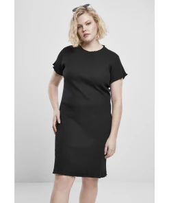 Tout neuf ???? Mode- Lifestyle Femme Urban Classics Robe Femme Urban Classics Rib (grandes Tailles) BLANC ???? -ADIDAS Store e1a6bf199c204d0385e44b6982acd851