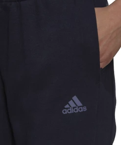 Budget ???? Fitness Femme Adidas Jogging Femme Adidas Essentials 3-stripes BLEU ✨