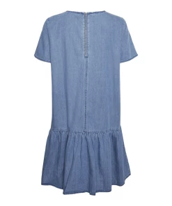 Promo ???? Mode- Lifestyle Femme Noisy May Robe Femme Noisy May Nmemilia BLEU ???? -ADIDAS Store f9e53616e934492590696212bc96329b