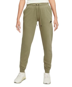 Sortie ✔️ Mode- Lifestyle Femme Nike Pantalon Pant Nsw Essntl Pant Reg Flc Mr (matte Olive) VERT ????